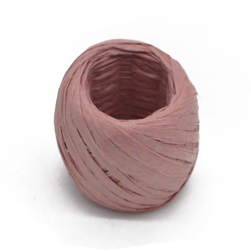 20M Papier Touw Raffia Lint Natuurlijke Kant Touw Geschenkdoos Wikkelen DIY Scrapbooking Ambachten Bruiloft Verjaardag Xmas Party Decoratie