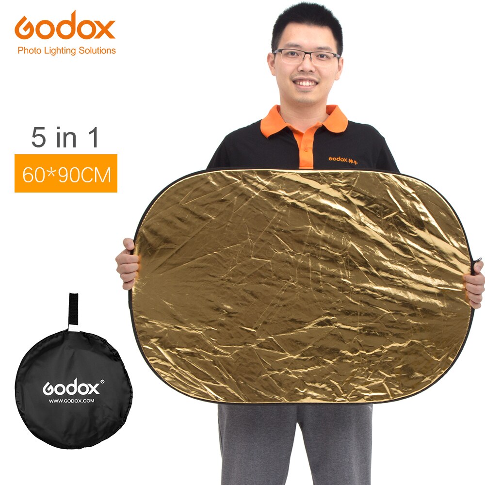 Godox 60x90 cm 24 &quot;-36&quot; 5 in 1 fotografie reflector Board Inklapbare voor Studio fotografie reflector