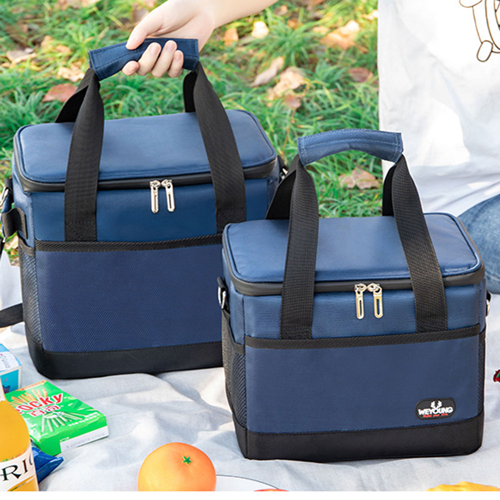 10/35L Camping Picknick Tragbare Thermische Kühltasche Große Kapazität Wasserdichte Picknick Mittagessen Lebensmittel Tasche Reißverschluss Isolierte Lagerung Beutel