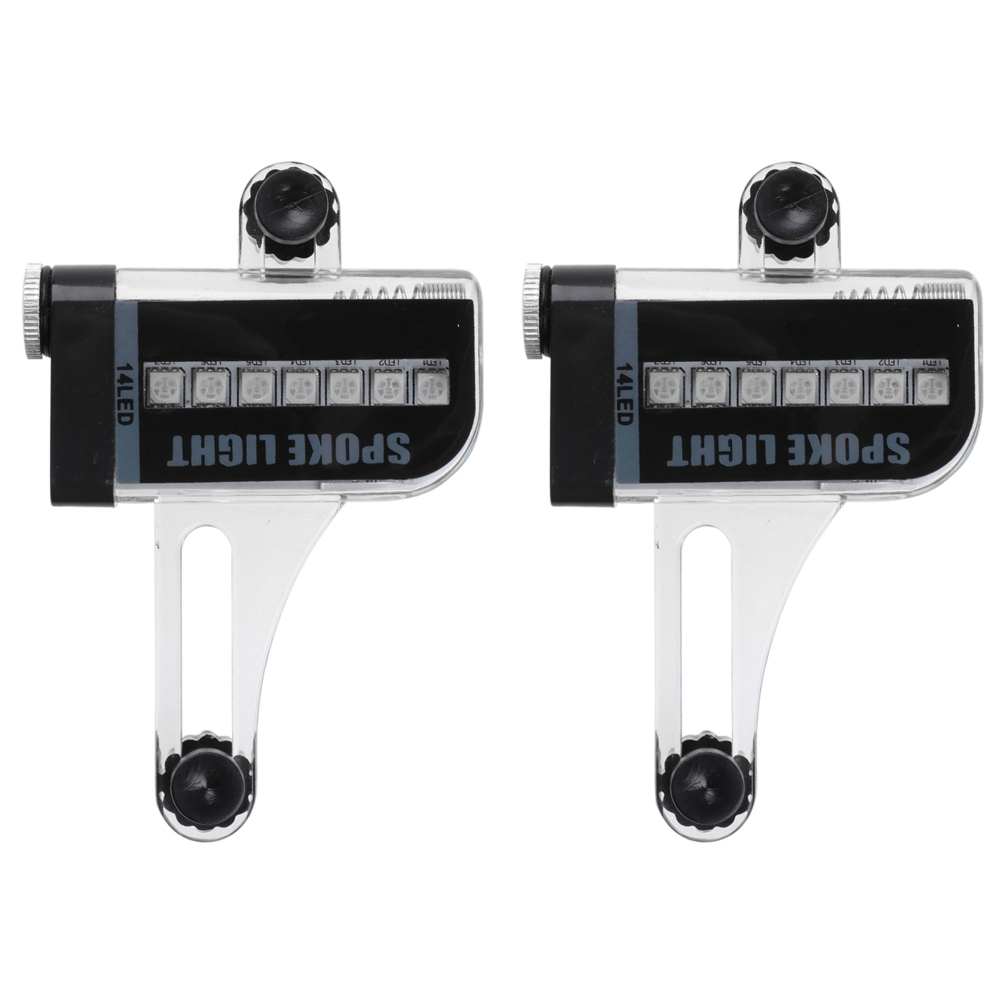 2 stks Waterdichte Fiets Spaaklicht Vervanging LED MTB Mountainbike Wiel Veiligheidswaarschuwingslampje Fietsuitrusting