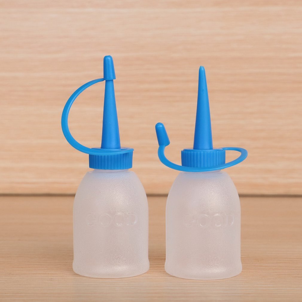 30ml Thickened plastic bottle Glue Oil bottle tip Oiler Water bottle for Oil Outlet Needle Tip Applicator Precision Bottle