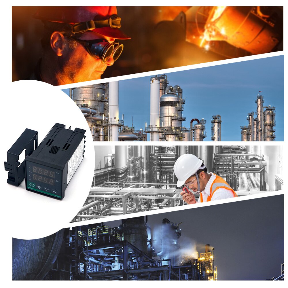 220V Digital Intelligent Temperature Controller PID Algorithm 0-400℃ SSR Output for temperature-controlled systems
