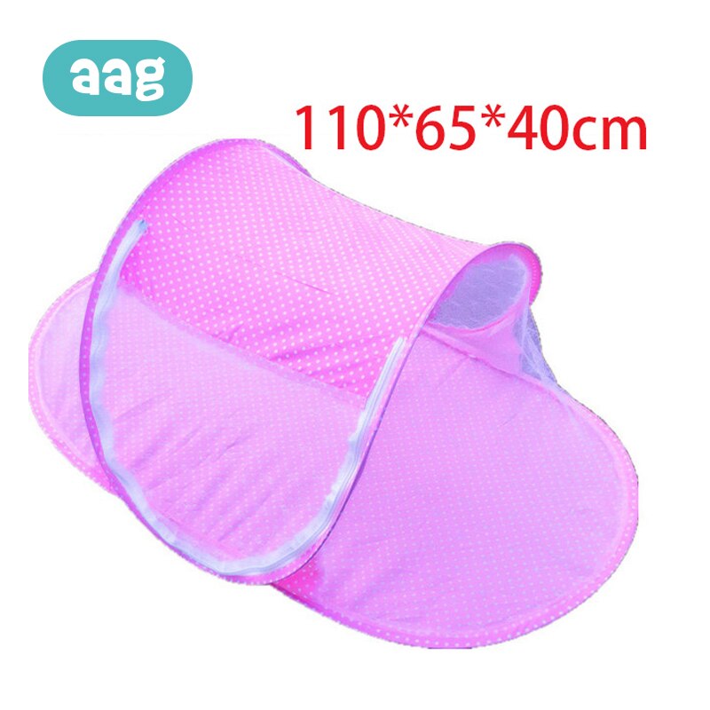 AAG Portable Folding Baby Bedding Crib Mosquito Net Newborn Summer Infant Insect Netting Baby Yurt Mosquito Outdoor Tent 30