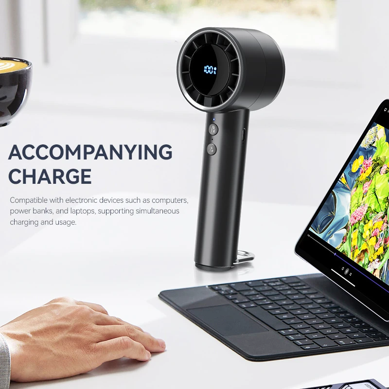 Xiaomi – petit ventilateur portatif de réfrigération, climatiseur Portable silencieux, affichage Led à grande vitesse, ventilateur de chargement Usb à haute puissance éolienne