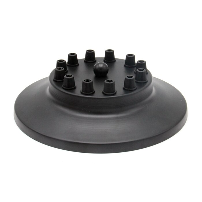 Multi Metal Ceiling Rose Black Ceiling Canopy For Pendant Light Fixtures: 12 Cords