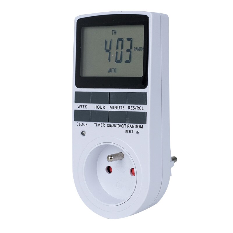 Electronic digital timer switch UK US AU EU FR kitchen timer 24 Hour cyclic programmable timing socket