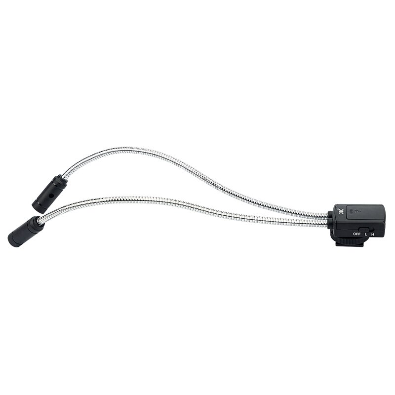 JJC – lampe Macro Flexible à double LED, Flash pour caméra, Macro Arm, Speedlight pour Canon, Sony, Nikon, Fujifilm, accessoires pour appareil photo: Default Title