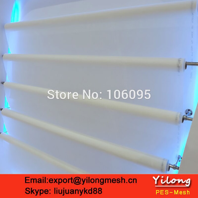 120T 300Mesh 31UM White 1Meter 100% polyester monofilament mesh monofilament fabric screen printing mesh textile printing mesh