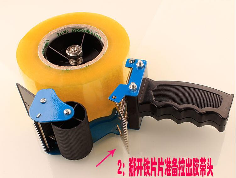 6cm Width hand-held Tape Cutter Sealing Device Large Auto Tape dispenser Dispensador Cinta Adhesiva