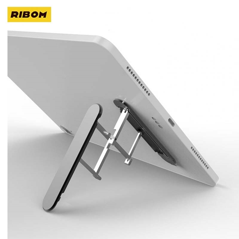 Mini-tablet-ständer, faltbar, verstellbar, stabil, rutschfest, aus aluminiumlegierung, ideal zum spielen.