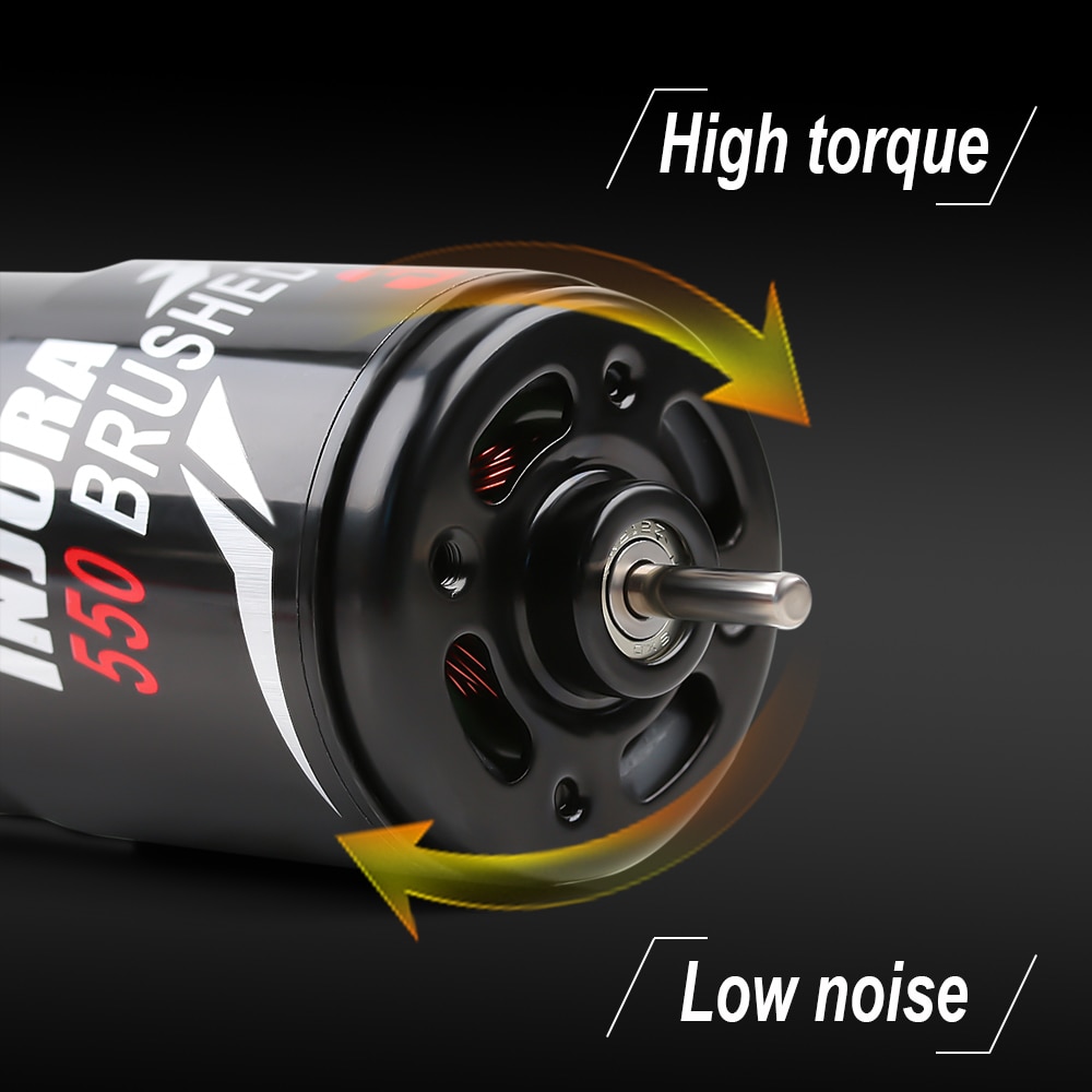 Injora 550 Brushed Motor 12T 21T 29T 35T Voor 1:10 Rc Crawler Axiale SCX10 AXI03007 Jl 90046 Traxxas TRX4 TRX6 Rc Auto Boot Onderdelen