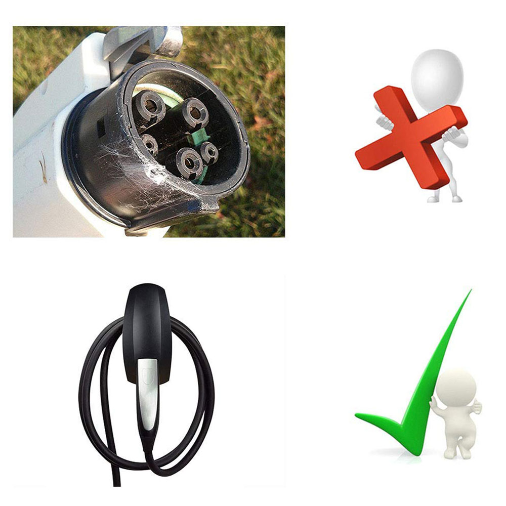 Charging Cable Organizer for Tesla Motors Wall Mount Connector Holder Cable Organizer Adapter Charger Holder for Model S X 3