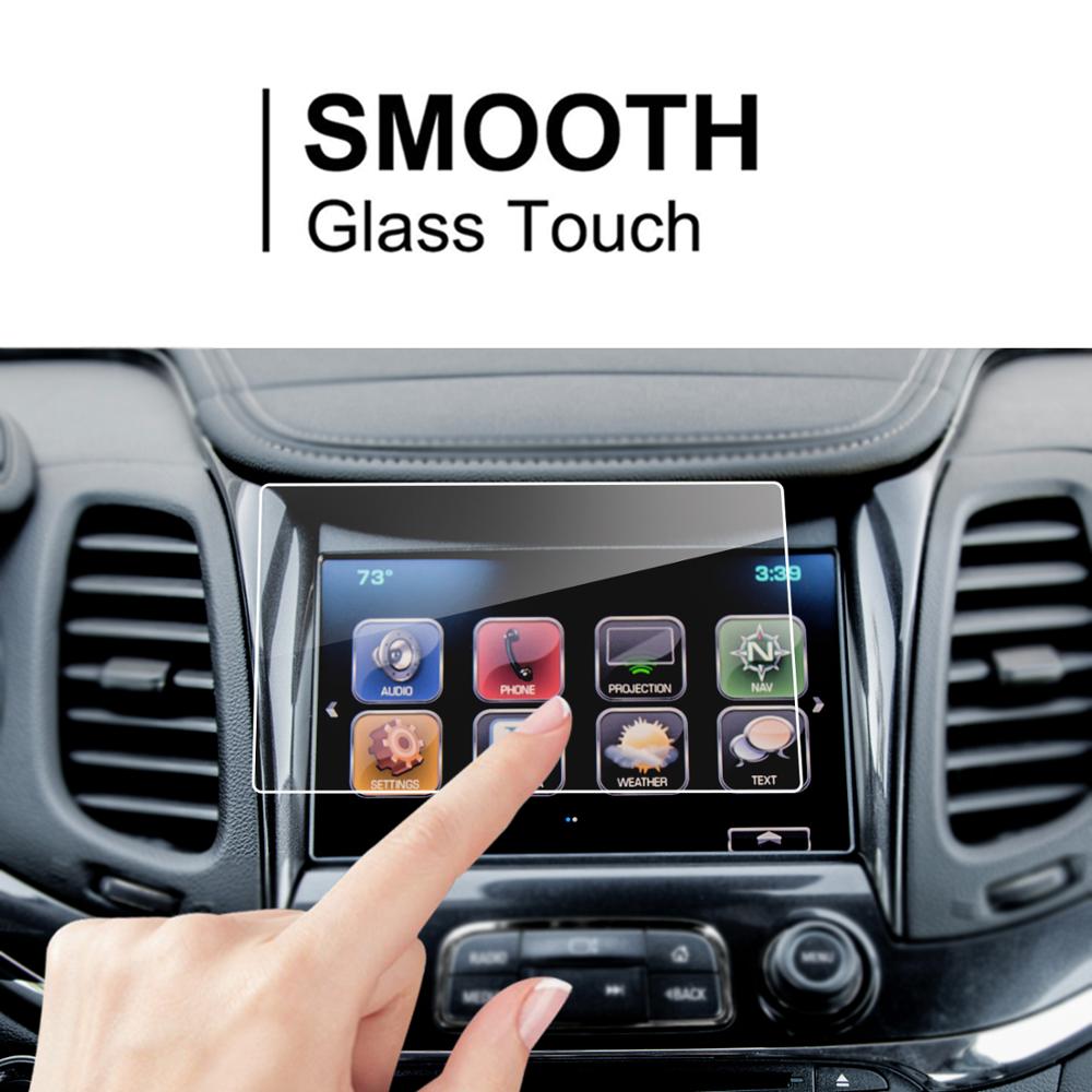 RUIYA Car Navigation Screen Protector For Impala 8 Inch Touch Center Display Auto Interior Stickers Accessories