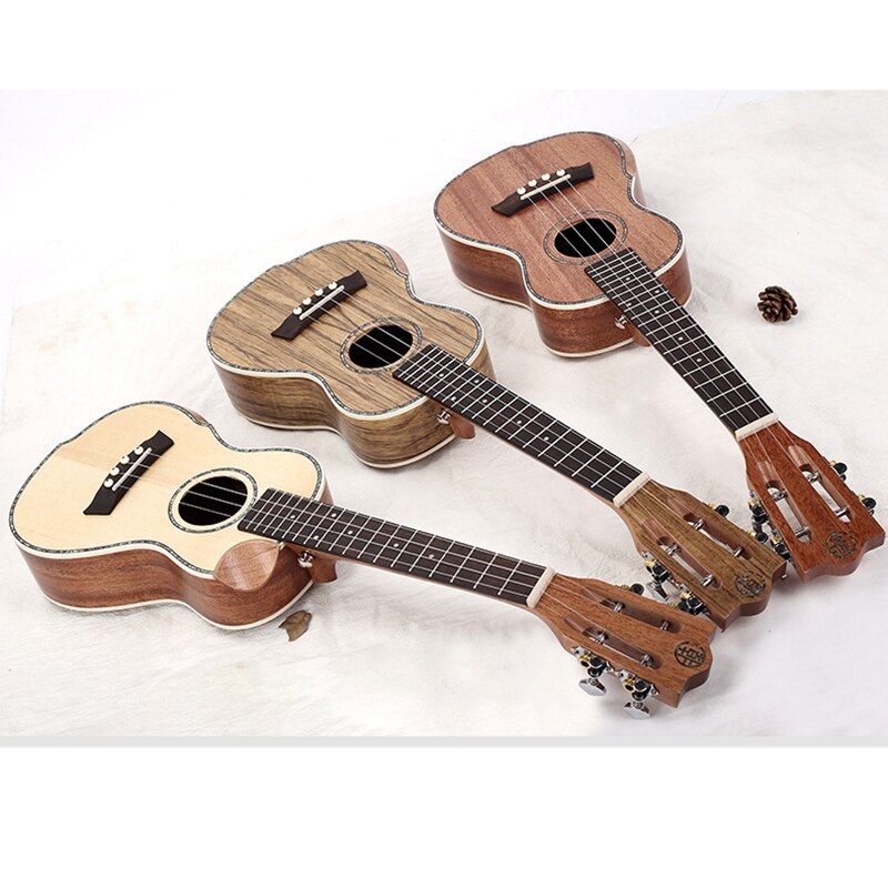 Ukulele 23 Inch Solid Mahogany Top with Ukulele Starter Tenor Ukulele Spruce sheet