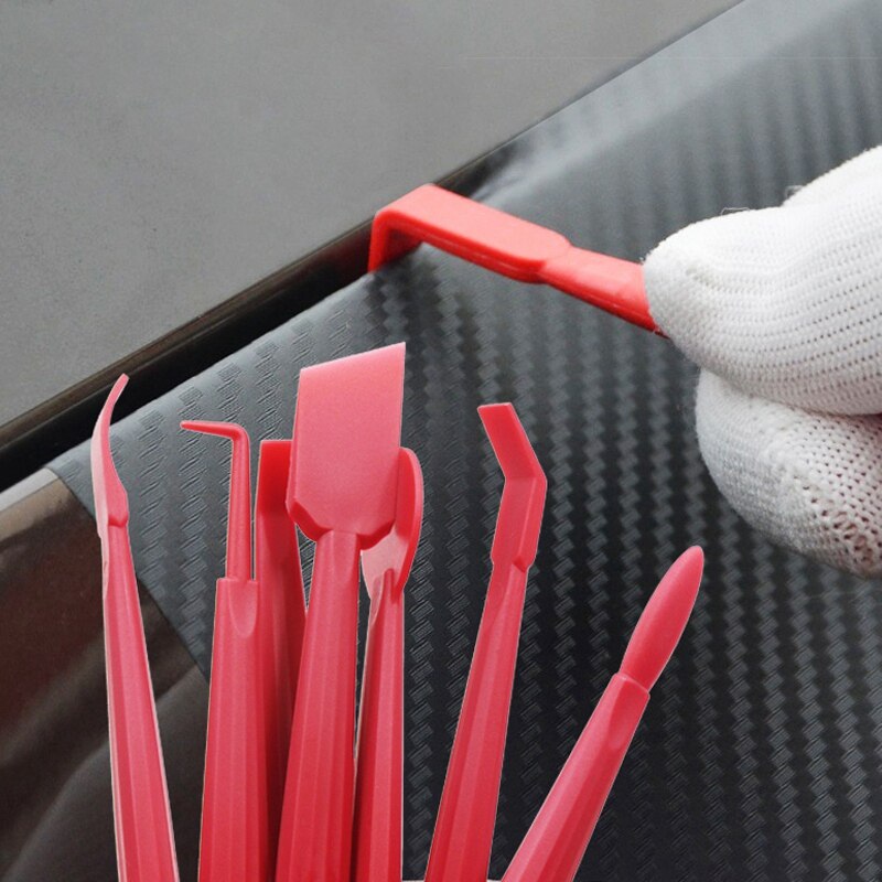 7Pcs Car Sticker Vinyl Wrap Film Squeegee Scraper Tools Car Stickers Installation Kit Cutter Knife