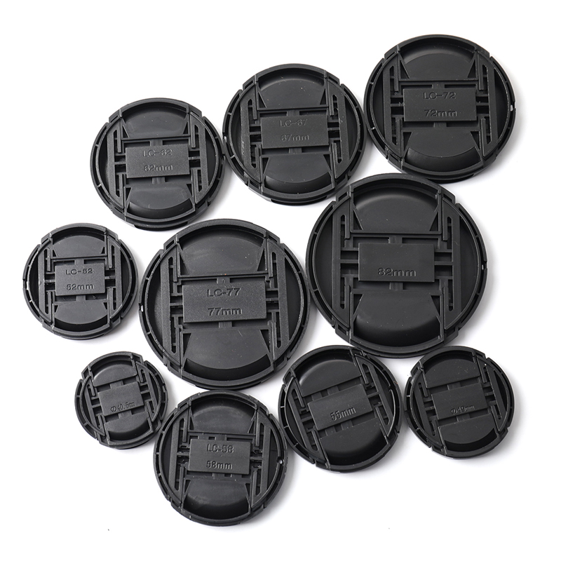 1-teiliger Kamera objektiv deckel 40,5mm 49mm 52mm 55mm 58mm 62mm 67mm 72mm 77mm 82mm Schnapp verschluss für sterben vordere Objektiv kappe für sterben Kamera