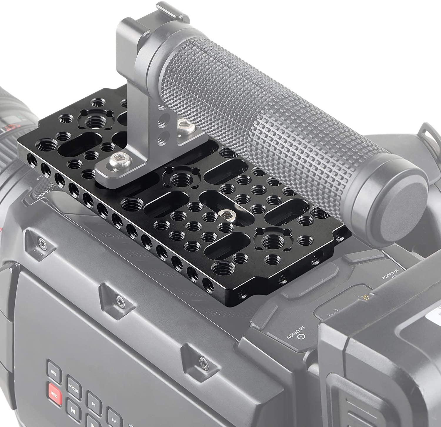 Smallrig placa de queijo multi-purpose placa de comutação com 1/4 3/8 furos de rosqueamento arri para blackmagic ursa mini câmera-1681