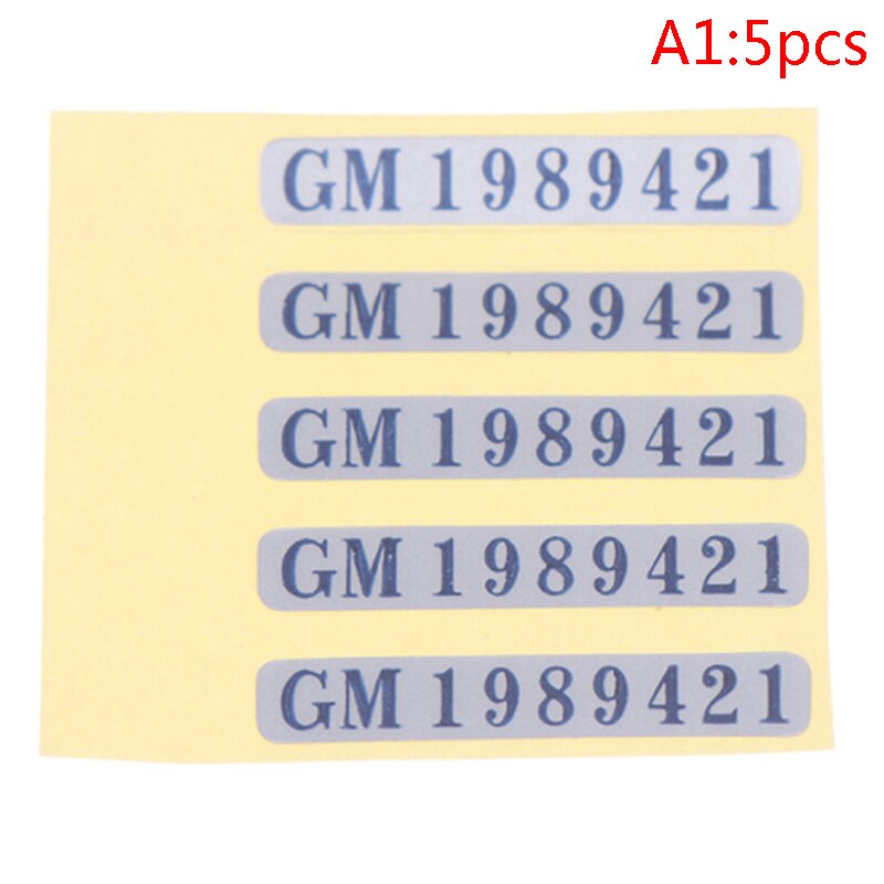 1/5PCS Enclosure Sticker Enclosure Nameplate Label For GB DMG Number Signs Stickers: 5pcs