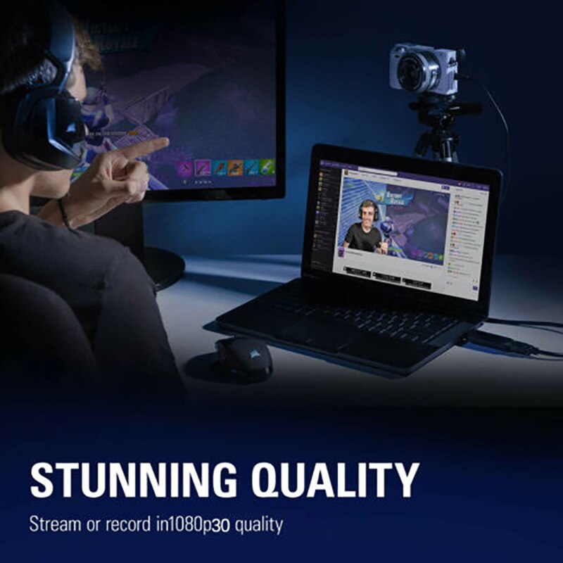 Tarjeta de captura de vídeo HDMI, decodificador de DVD, monitoreo de ordenador para grabar en vivo, 1 HDMI, lápiz de captura