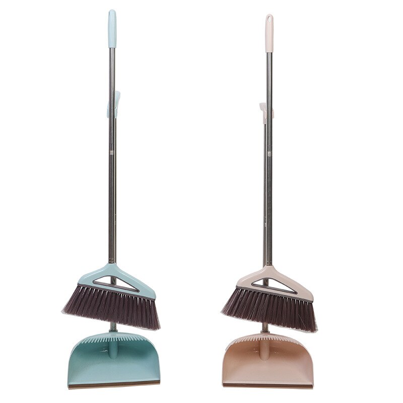 Sweep dustpan set household broom single broom combination broom cleaning bucket two-piece plastic wool broom