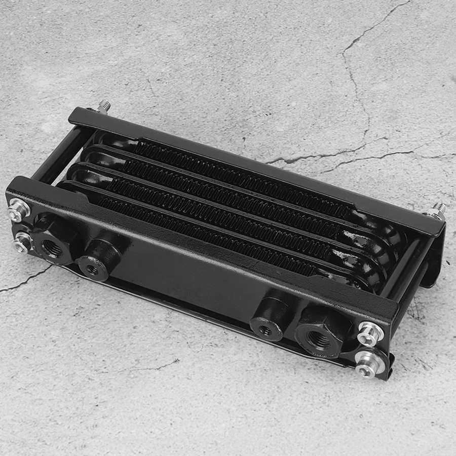 Enfriador de aceite de motor para radiador de motocicleta con Kit de piezas de montaje adecuado para motocicleta todoterreno ATV de 4 ruedas