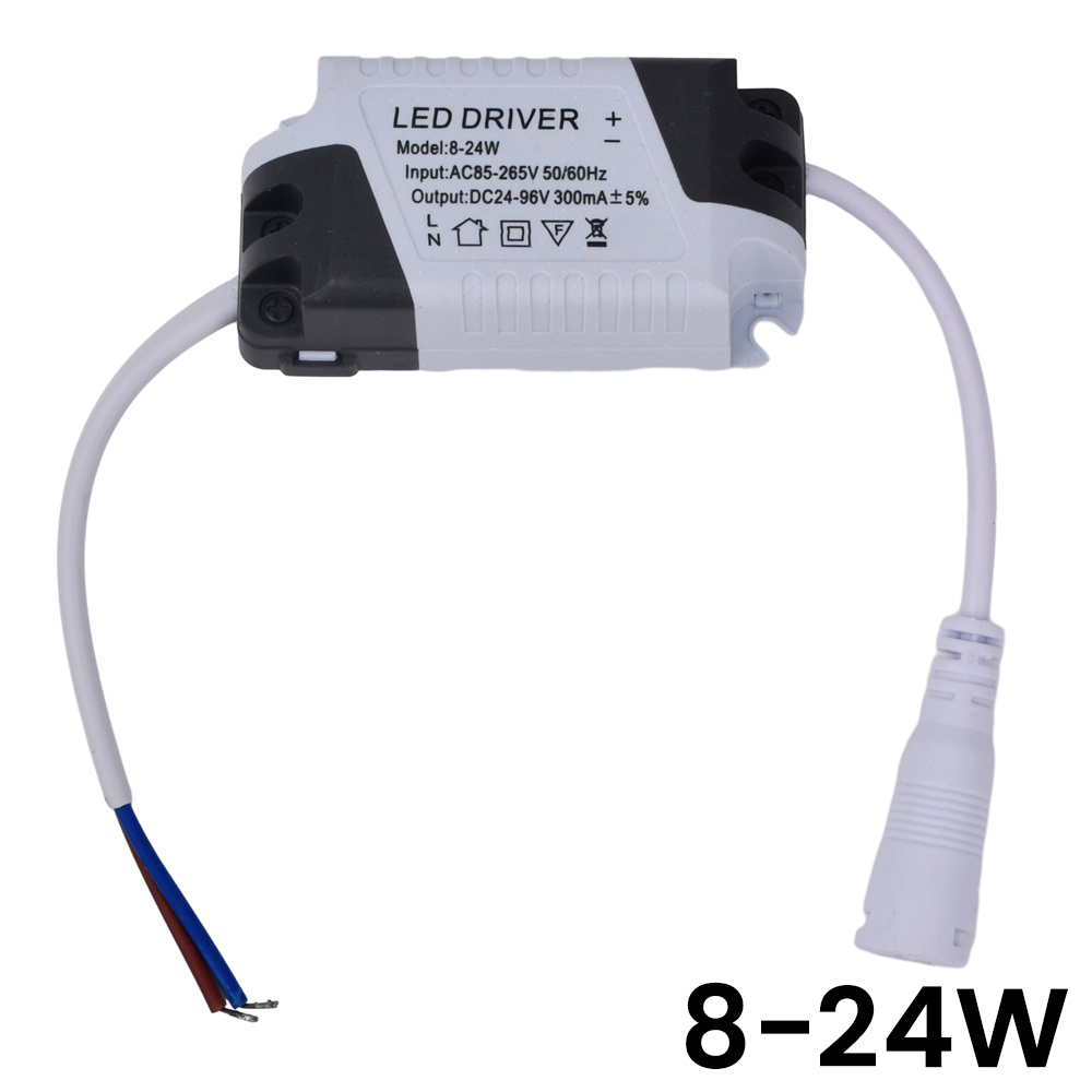 Controlador LED 8-18W/8-24W/24-36W transformador de iluminación adaptador de fuente de alimentación para tira de lámparas Led AC 85-265V controlador de lámpara de Panel