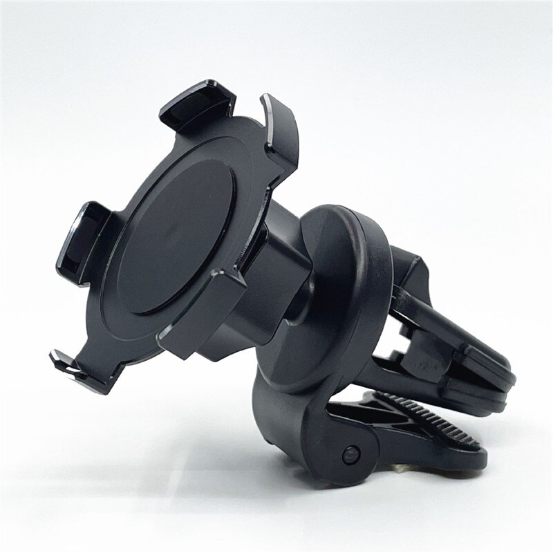 Support de sécurité magnétique pour voiture, pour iPhone 12 Mini Pro Max, charge sans fil, montage universel sur grille d'aération, sans chargeur: Black