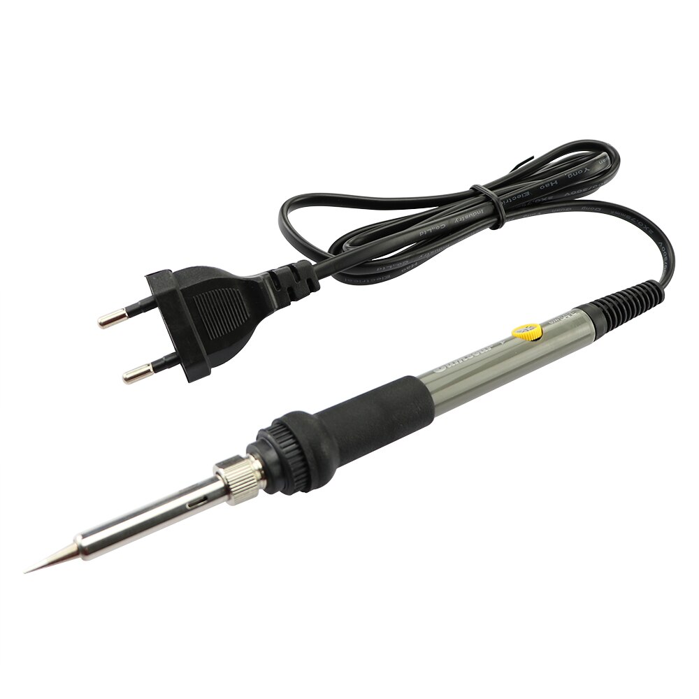 Electric Soldering Iron 60W Adjustable Temperature Soldering Iron Tips Welding Solder Tools Ceramic Heater Ddesoldering Pump Set