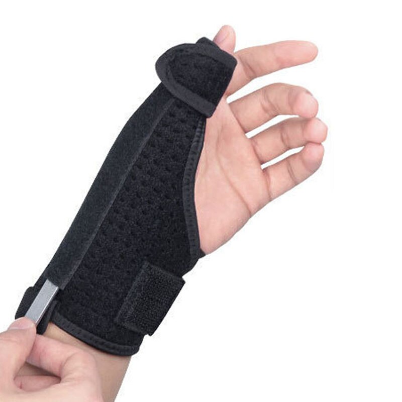 1PC Steel Support Wrist Guard Wrist Sprain Fracture Tenosynovitis Thumb Protector Prevention Of Injury Removable Ventilation