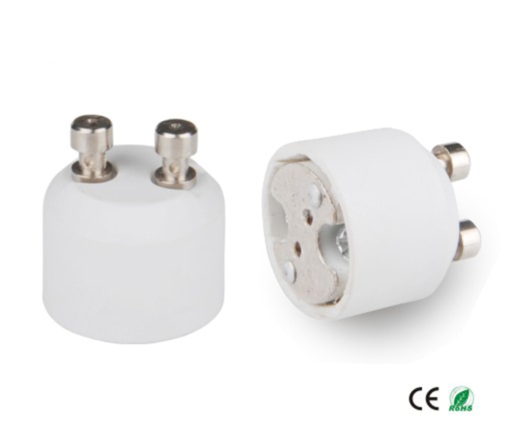 Gu10 to MR16 Light Socket adapter Gu10 to MR16 lamp holder converter, CE Rohs,Physically Change the Contact