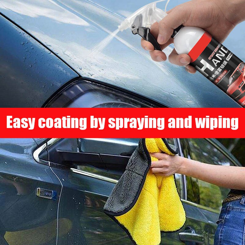 Car Detailing Liquid Glass For Car Ceramic Spray Coating Top Coat Quick Nano-Coating Auto Spray Wax 250ML