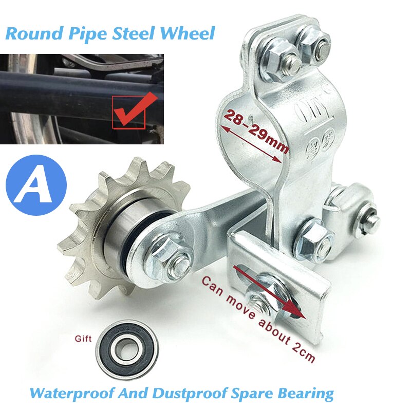MOTO Chain Protect ,Chain Tensioner Universal Tool Adjuster Chain Tensioner Bolt On Roller Motorcycle Modified Accessories ,: A