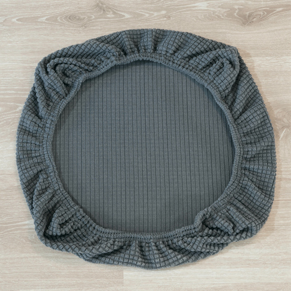 Afneembare stretch hoes voor bruiloftsbanketstoelen en eetkamerstoelen: Grijs