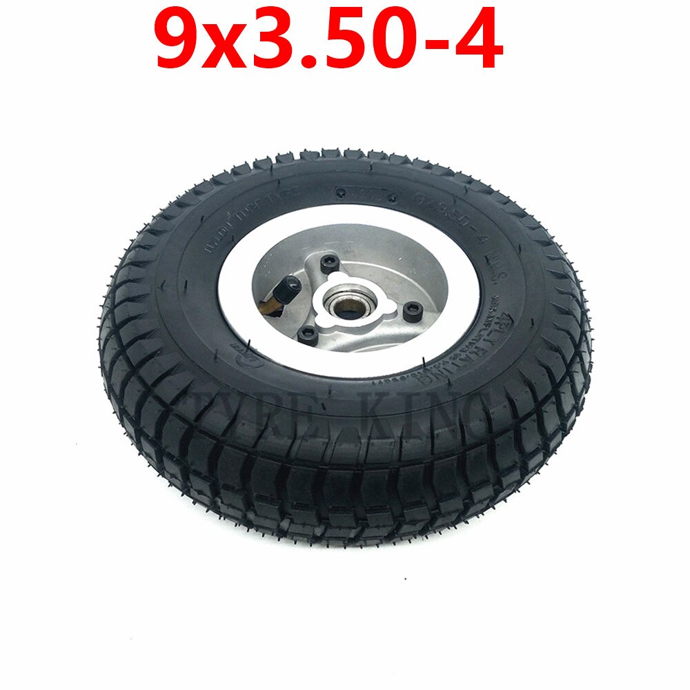 9 Inch 9x3.50-4 Tube Tire Wheel Fits Scooter Skateboard Pocket Bike Electric Tricycle 9*3.50-4 Tyre Wheel Parts