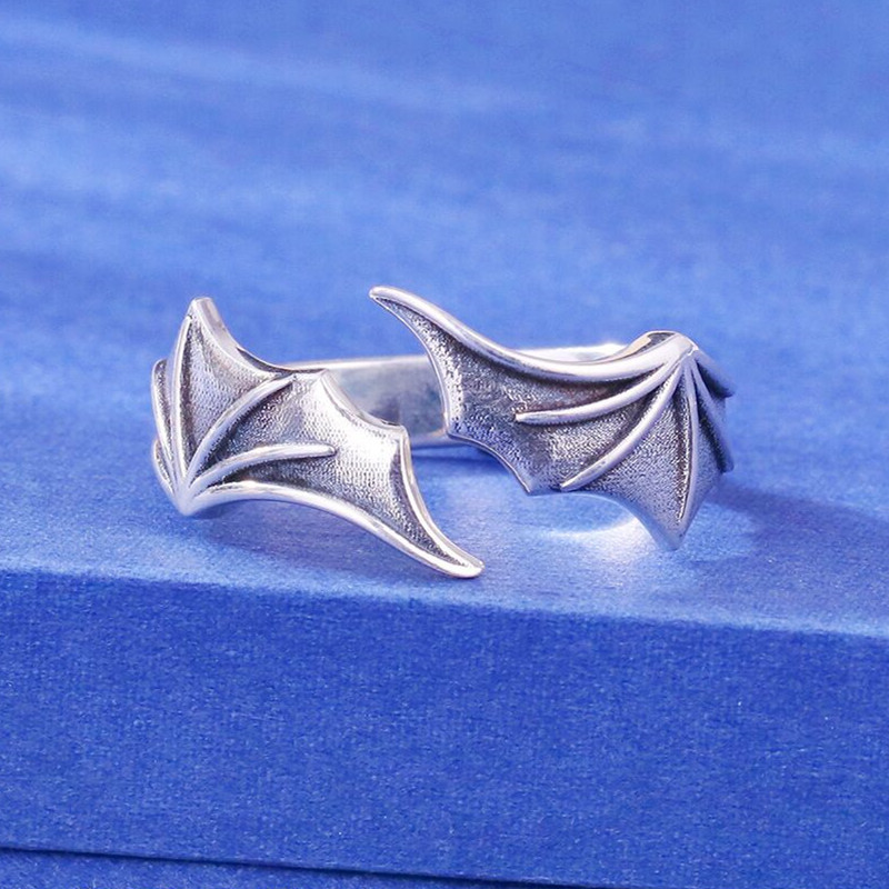 Anelli in argento Sterling 925 con ala del diavolo per le donne gioielli di design di lusso all'ingrosso gioielli GaaBou