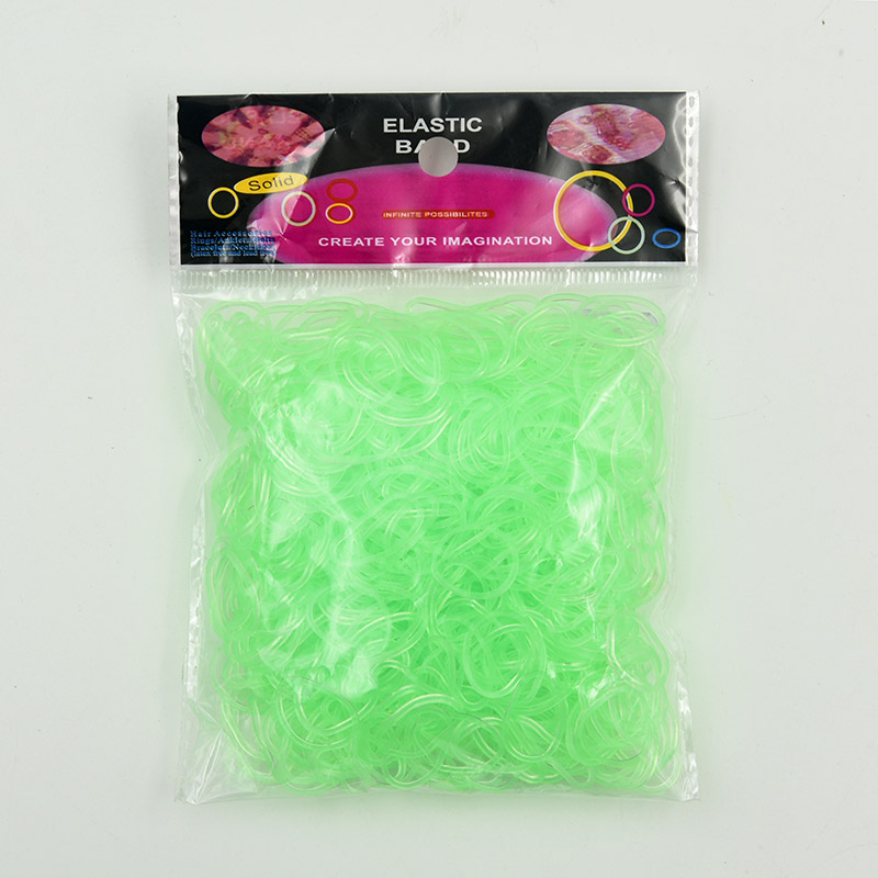 Ensemble de bandes de métier à tisser, Kit de fabrication de bracelets à faire soi-même, Kit de bandes de métier à tisser lumineuses fluorescentes transparentes, Kit de démarrage d'élastiques colorés avec: Multicolore