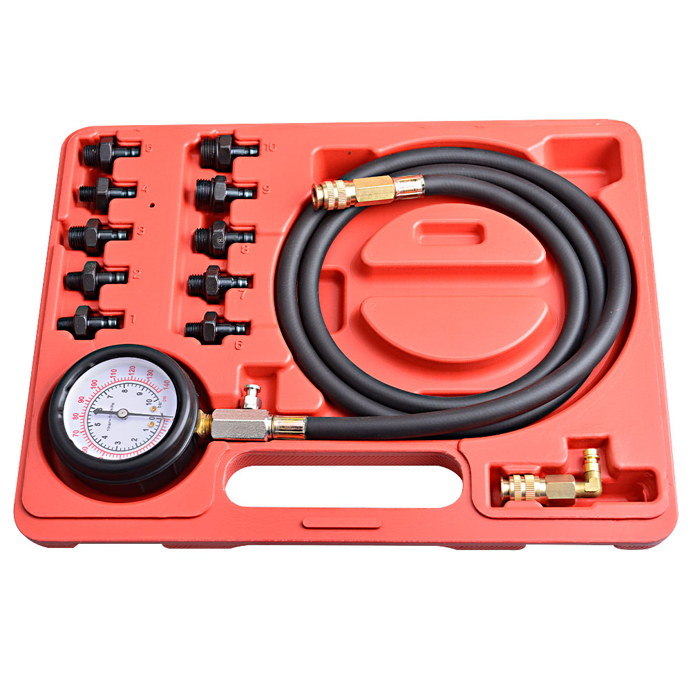 Brandstof manometer tester diesel brandstof,TU-114 benzinepomp voor voertuigen diagnose injectiepomp diagnosegereedschap van koperlegering kit voor dieselcilinder (0-140 psi / 10 bar Brandstof manometer tester diesel brandstof,TU-114 benzinepomp voor voertuigen diagnose injectiepomp diagnosegereedschap van koperlegering kit voor dieselcilinder (0-140 psi / 10 bar