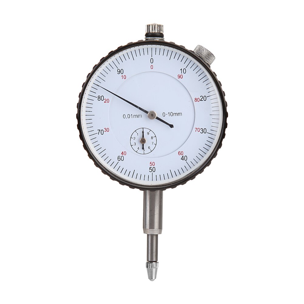 All 0.01mm High Sensitivity & High Precision Stable and Reliable Metal Dial Test Indicator Round Measurement Dial Gauge: 10mm