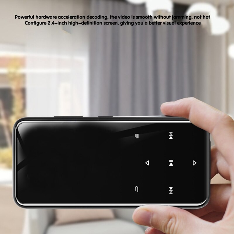 Muziekspeler 2.4-Inch Druk Sn Multifunctionele Muziekspeler, Bluetooth + Externe MP4 Met Fm-functie