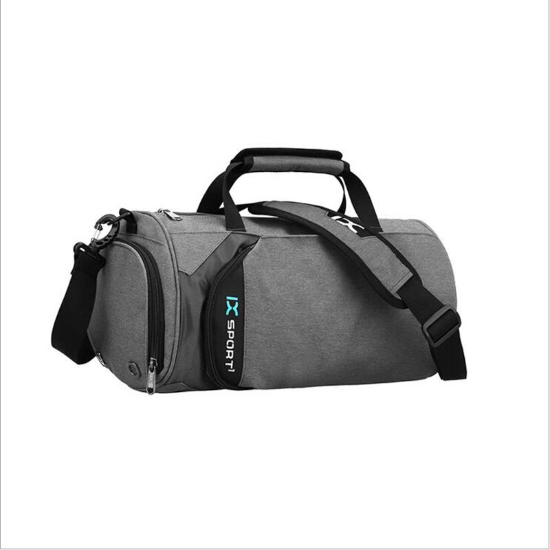 Fitness Sport Handtas Waterdichte Gym Training Tas Mannen Vrouwen Travel Camp Hike Multifunctionele Bagage Schoudertas: Dark Gray samll