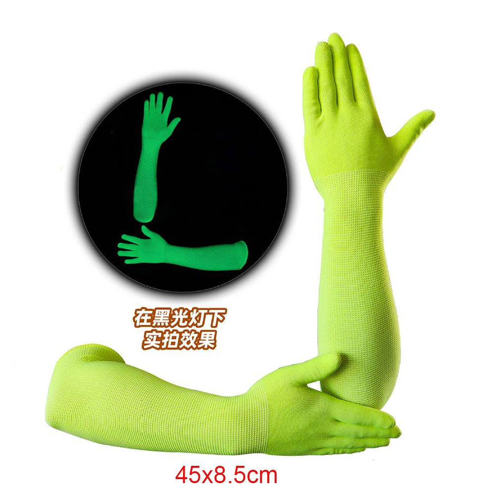 Selvlysende briller neonfargeskiftende briller lysende rekvisitter fluorescerende temafest uv-glød festdekorasjonsutstyr: Multi