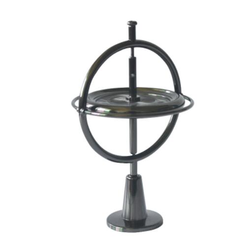 Metalen gyroscoop Anti-zwaartekracht Wetenschap en onderwijs speelgoed rotatie balans mechanische gyroscoop: Rood