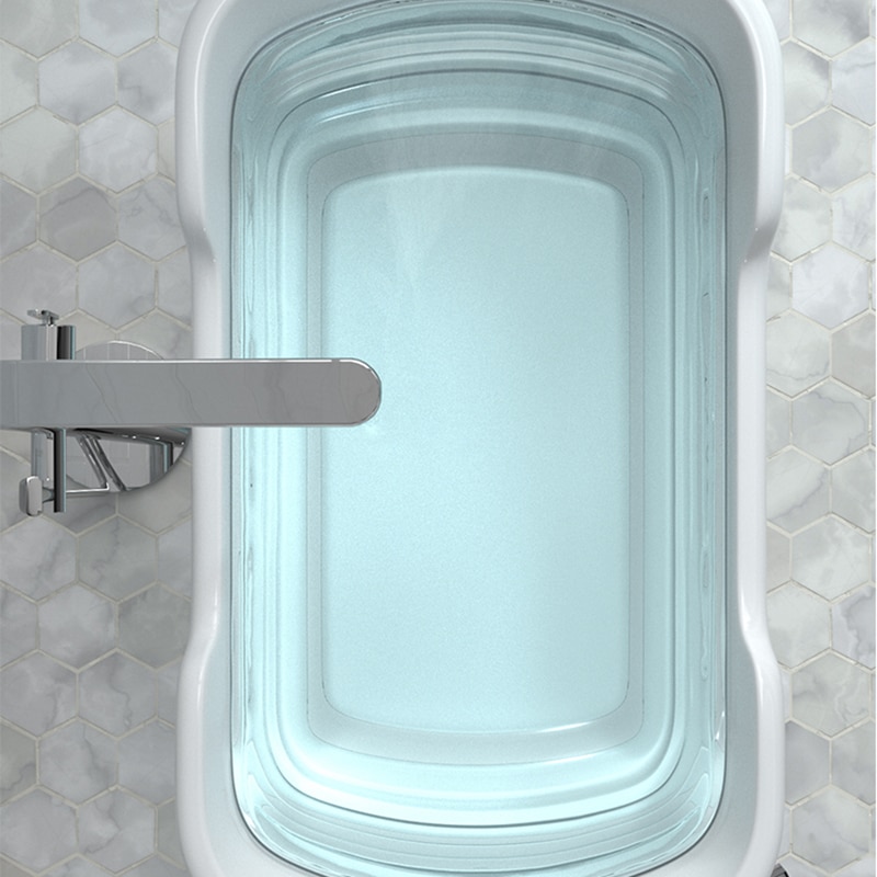 Bañeras multifunción para ducha de bebé, accesorios de baño, organizador de baño antideslizante plegable portátil, seguridad para gatos, baño para perros