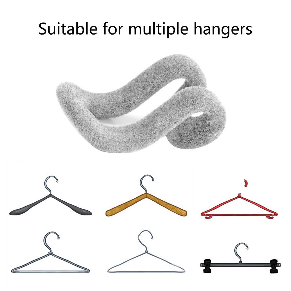 10PCS/Lot Cloth Hanger Hook Mini Flocking Clothes Hanger Easy Hook Closet Organizer Holder Save Space Non Slip Flocking Hanger