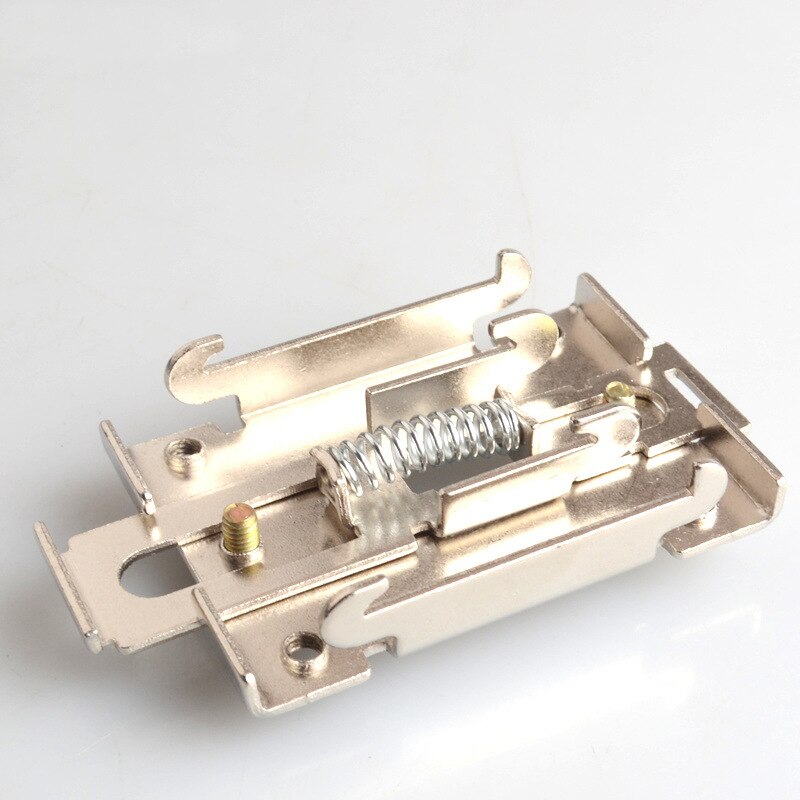 1PCS Clamp For Single Phase Mounting Rack SSR 40DA 25DA 35MM DIN Rail Fixed Buckle Solid State Relay Clip Clamp with Screw