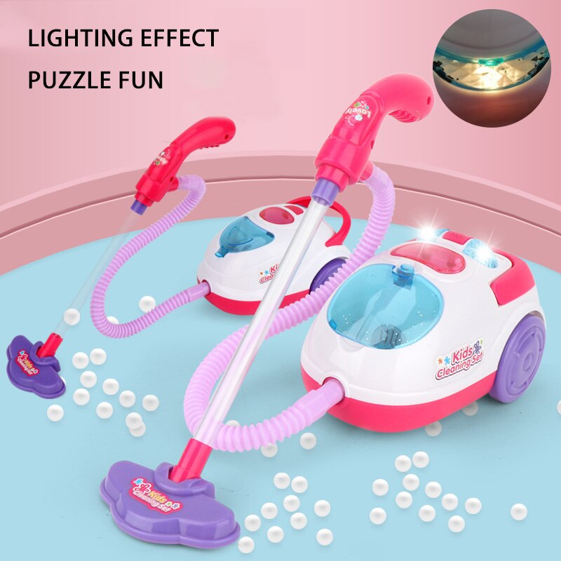 Kinderen Mini Stofzuiger Simulatie Opladen Huishoudelijk Dust Catcher Educatief Meubels Speelgoed Speelhuis Cleaning Tools Set