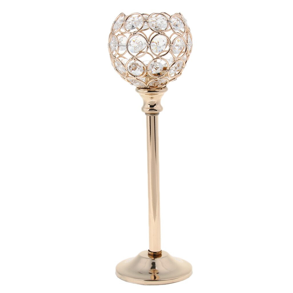 Bruiloftsfeest kristallen kandelaar kaarsenhouder theelichthouder tafelblad middelpunt eetkamerdecoratie