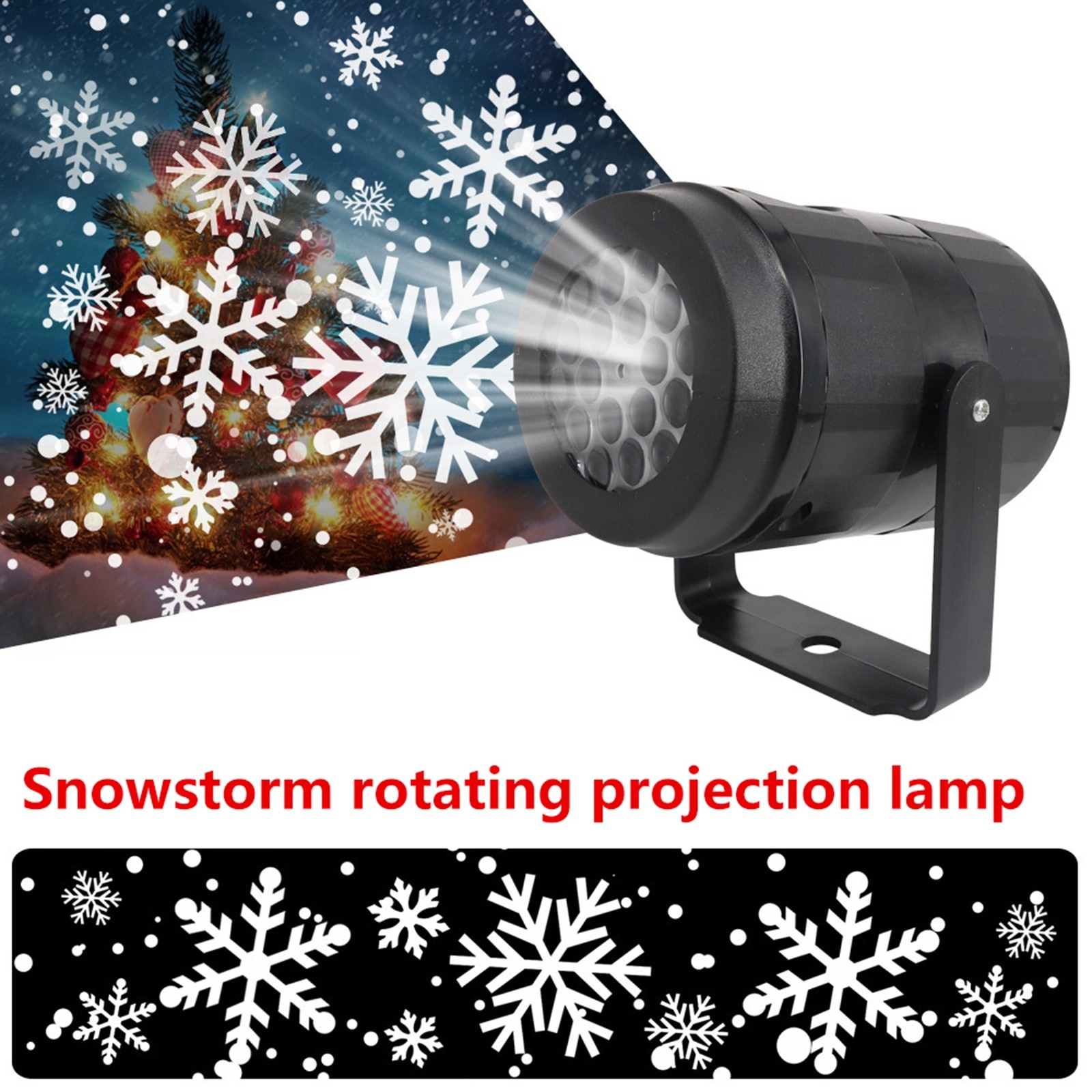 Schneefall Führte Licht Projektor, sanwsmo Weihnachten Schnee Licht, schnee gefallen Projektor Lampe Dynamische Schnee Wirkung LED-strahler Garten # YL10