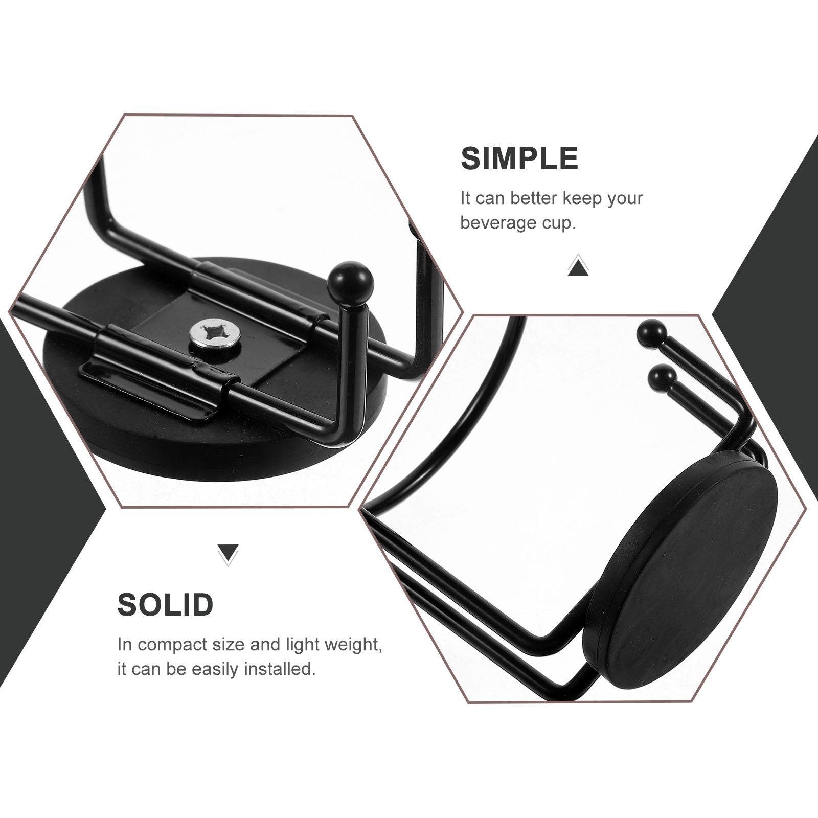 Portavasos magnético, soporte de Metal para bebidas para almacenamiento de botellas de coche, soporte Universal, soporte de fijación de tazas, accesorios para vehículos