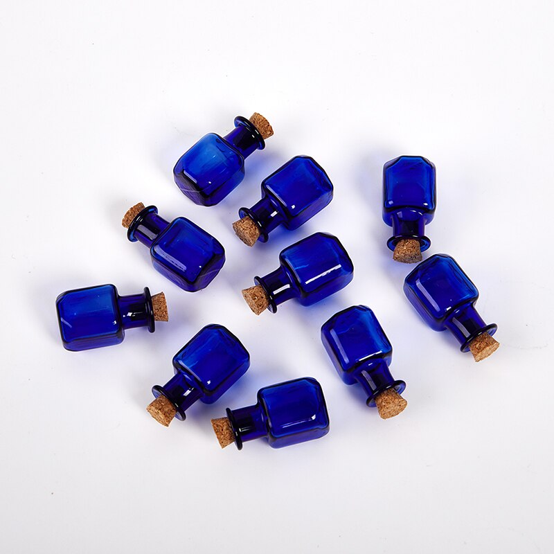 10Stck Mini Glas Flaschen Kleine Fläschchen Kork Glas Multi Nutzung Kork Glas Neue